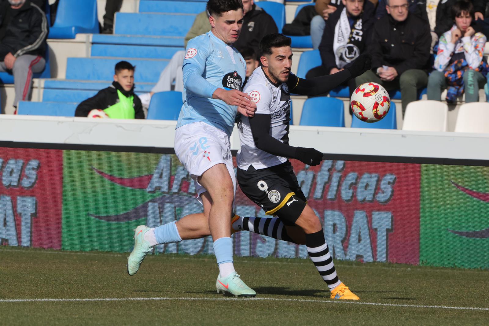 El partido entre el Unionistas y el Celta B, en imágenes