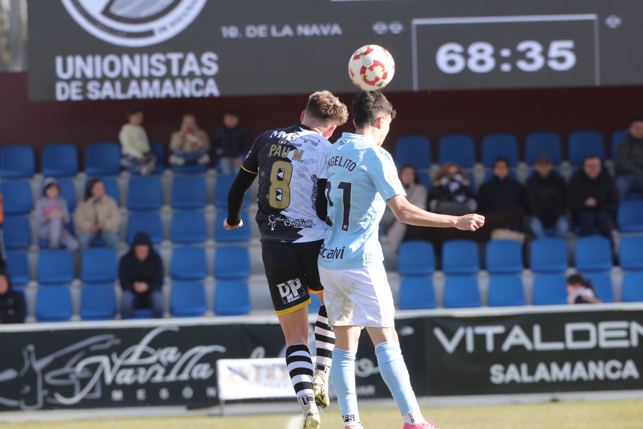 El partido entre el Unionistas y el Celta B, en imágenes