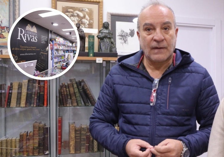 Antonio Rivas, propietario de la Librería Rivas.