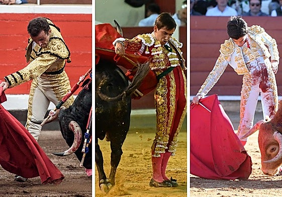 Damián Castaño, Ismael Martín y Marco Peréz.