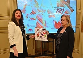 Miryam Rodríguez y Ángeles Giménez, presentan una nueva edición del programa 'Vacaciones en Paz'.