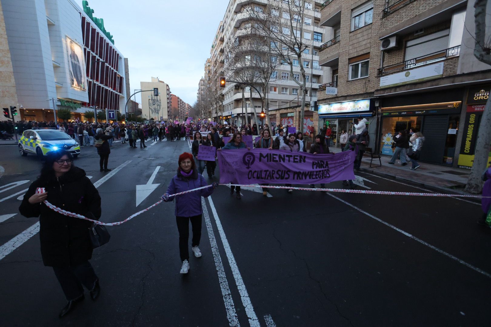 Las imágenes de la manifestación del 8M en Salamanca