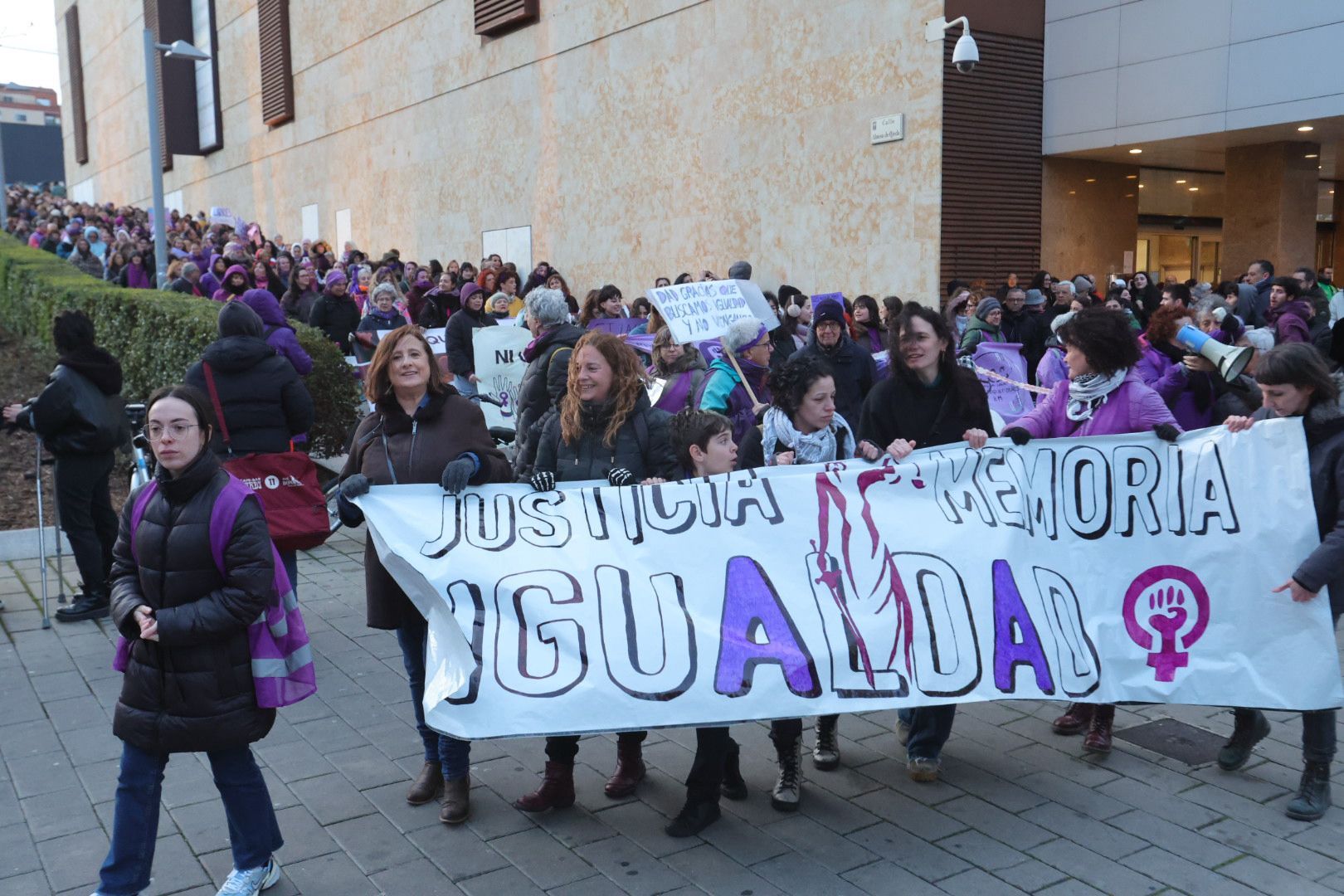 Las imágenes de la manifestación del 8M en Salamanca
