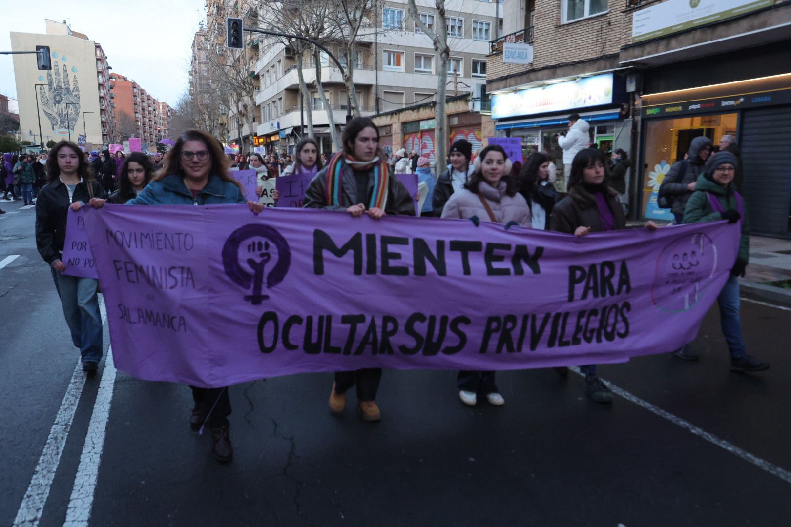 Las imágenes de la manifestación del 8M en Salamanca