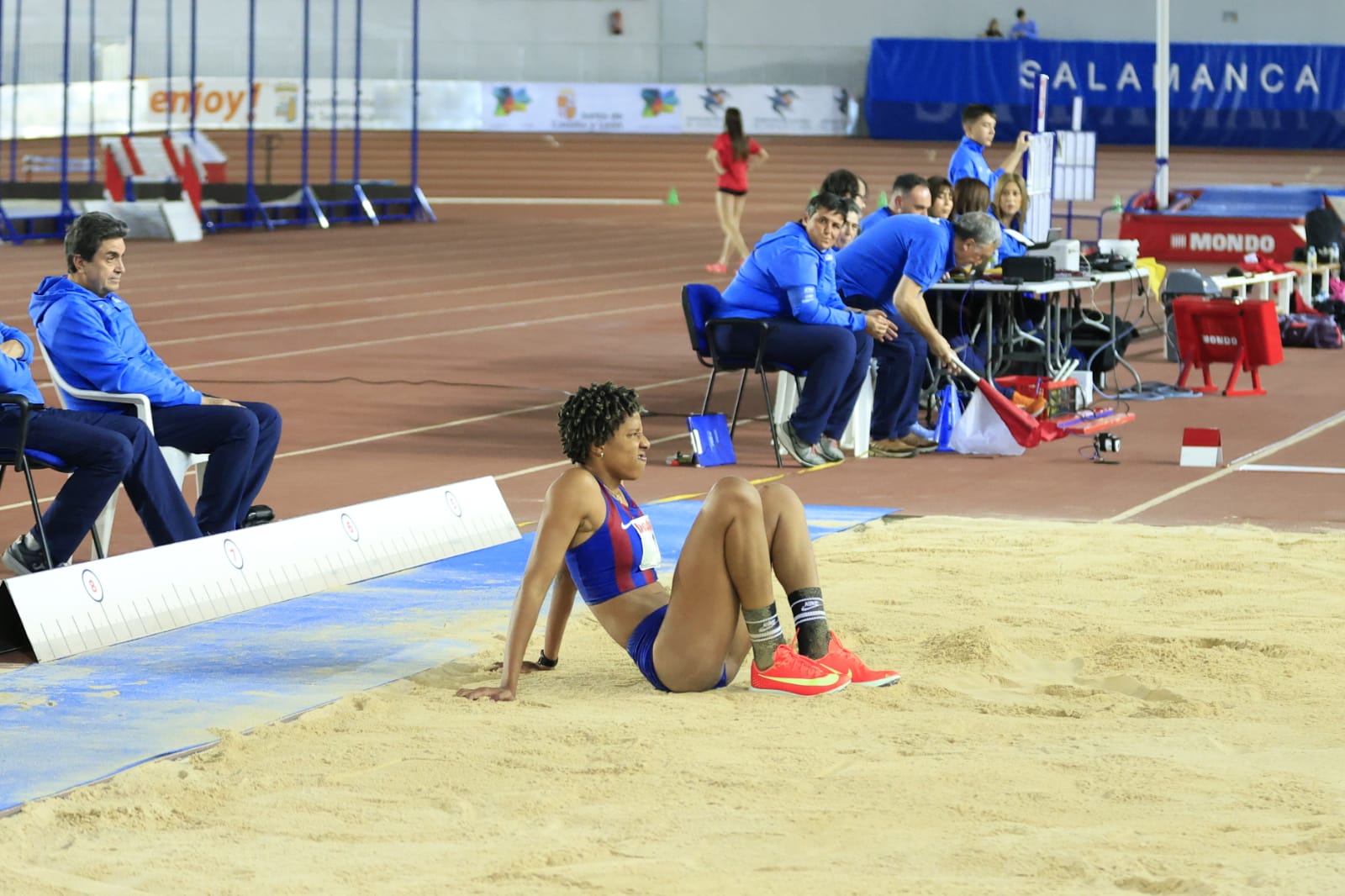 En imágenes, el I Trofeo de Atletismo Ciudad de Salamanca en Pista Cubierta