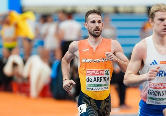 Álvaro de Arriba, atleta salmantino con la Selección española