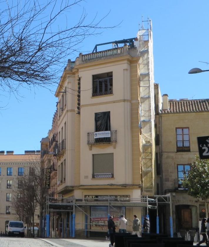 Imagem secundária 2 - o último edifício moderno de Salamanca que será modificado para colocar um hotel e restaurante