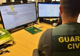 Agente de la Guardia Civil en una foto de archivo
