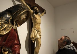 Fernando Gómez, presidente y hermano mayor de la Hermandad del Silencio