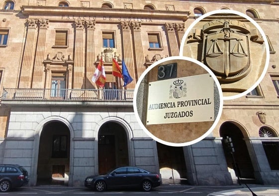Edificio del Palacio de Justicia de Salamanca que será renovado completamente en su interior.