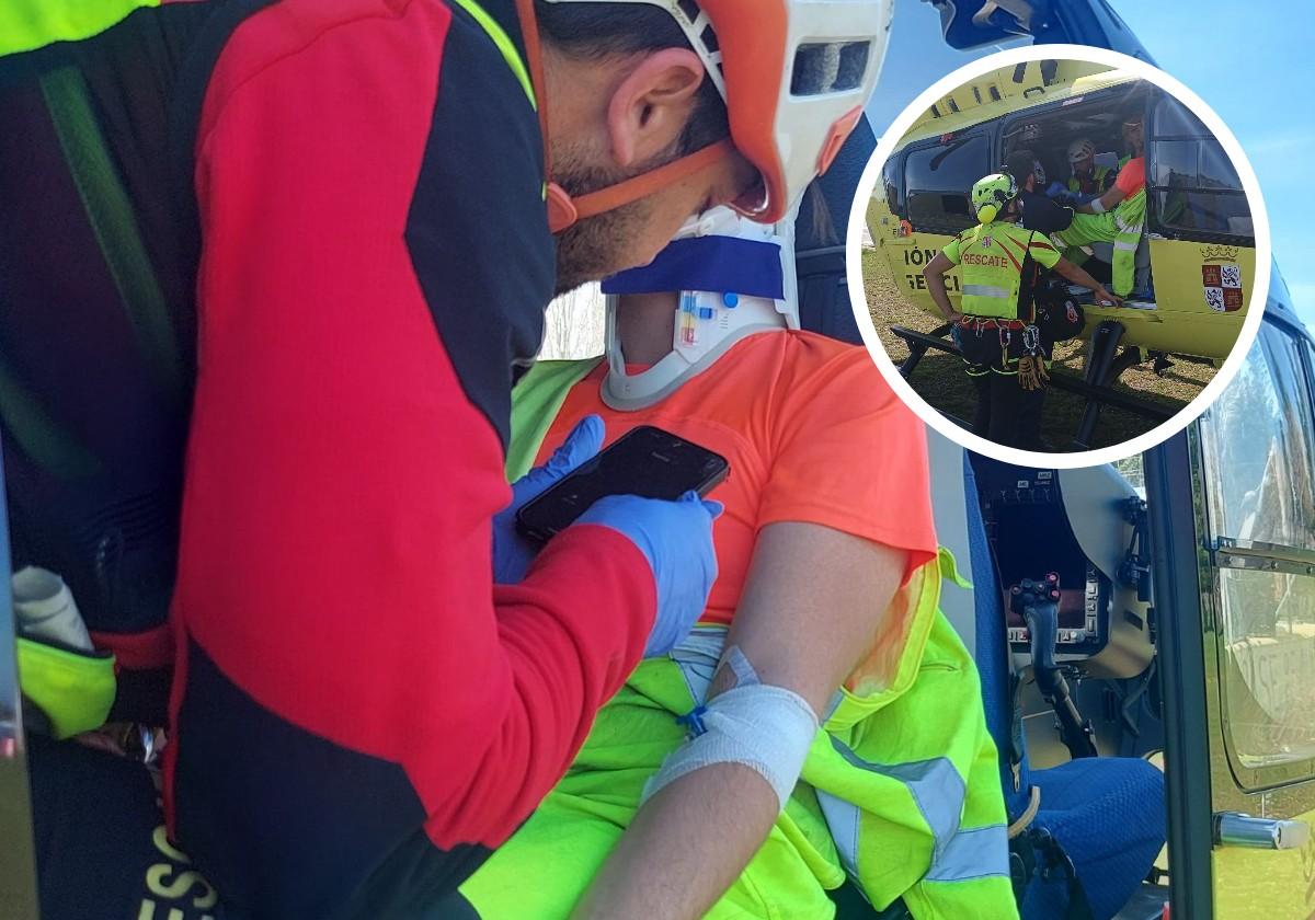 Herido en El Maíllo mientras realizaba labores de desbroce