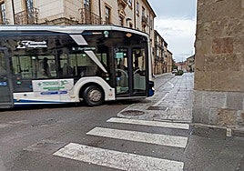 Tramo de acera que se va a arreglar.