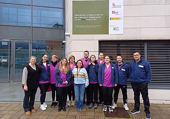 Participantes en el taller de Vitigudino.