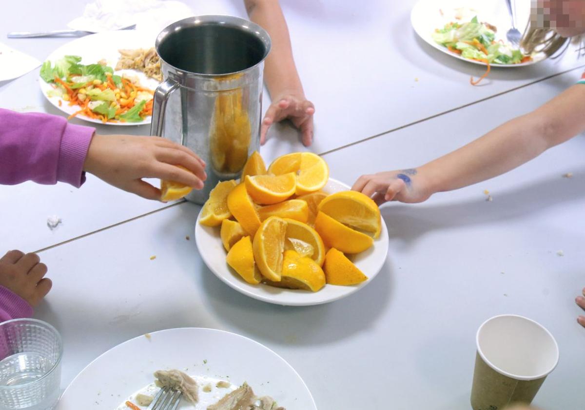 Las familias denuncian lo que se come en los colegios: menús de línea fría cocinados a muchos kilómetros