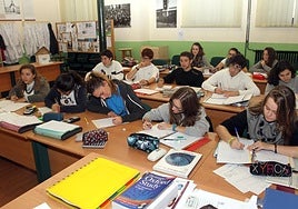 Alumnos de Bachillerato.