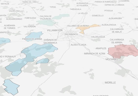 Las mayores urbanizaciones en pueblos de Salamanca que ya son todo chalets