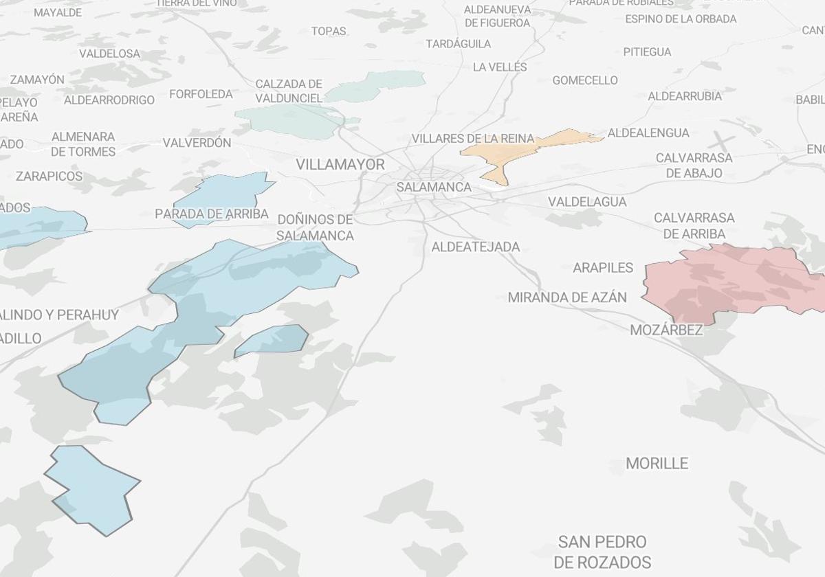 Las mayores urbanizaciones en pueblos de Salamanca que ya son todo chalets