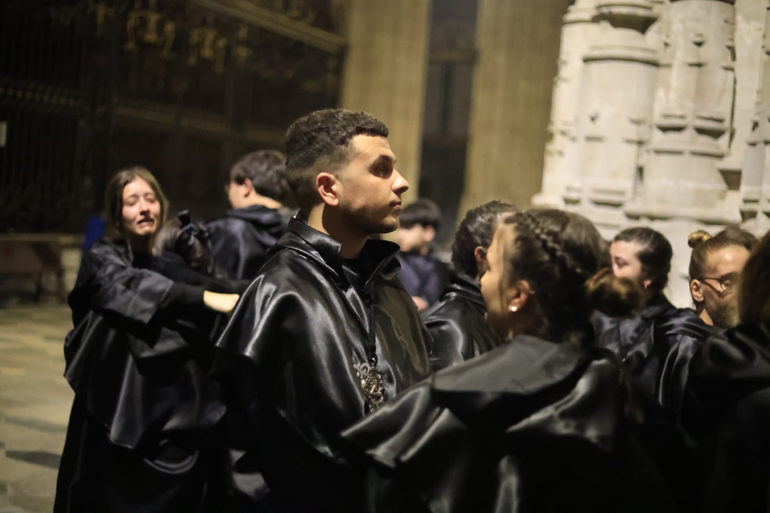 Sin Soledad ni Cristo de la Liberación: la lluvia desluce el inicio del Sábado Santo