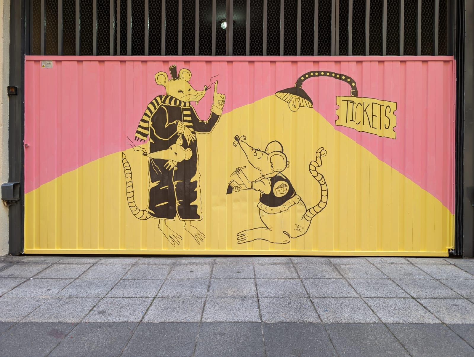 Los nuevos murales que forman parte de la Galería Urbana del Oeste en Salamanca