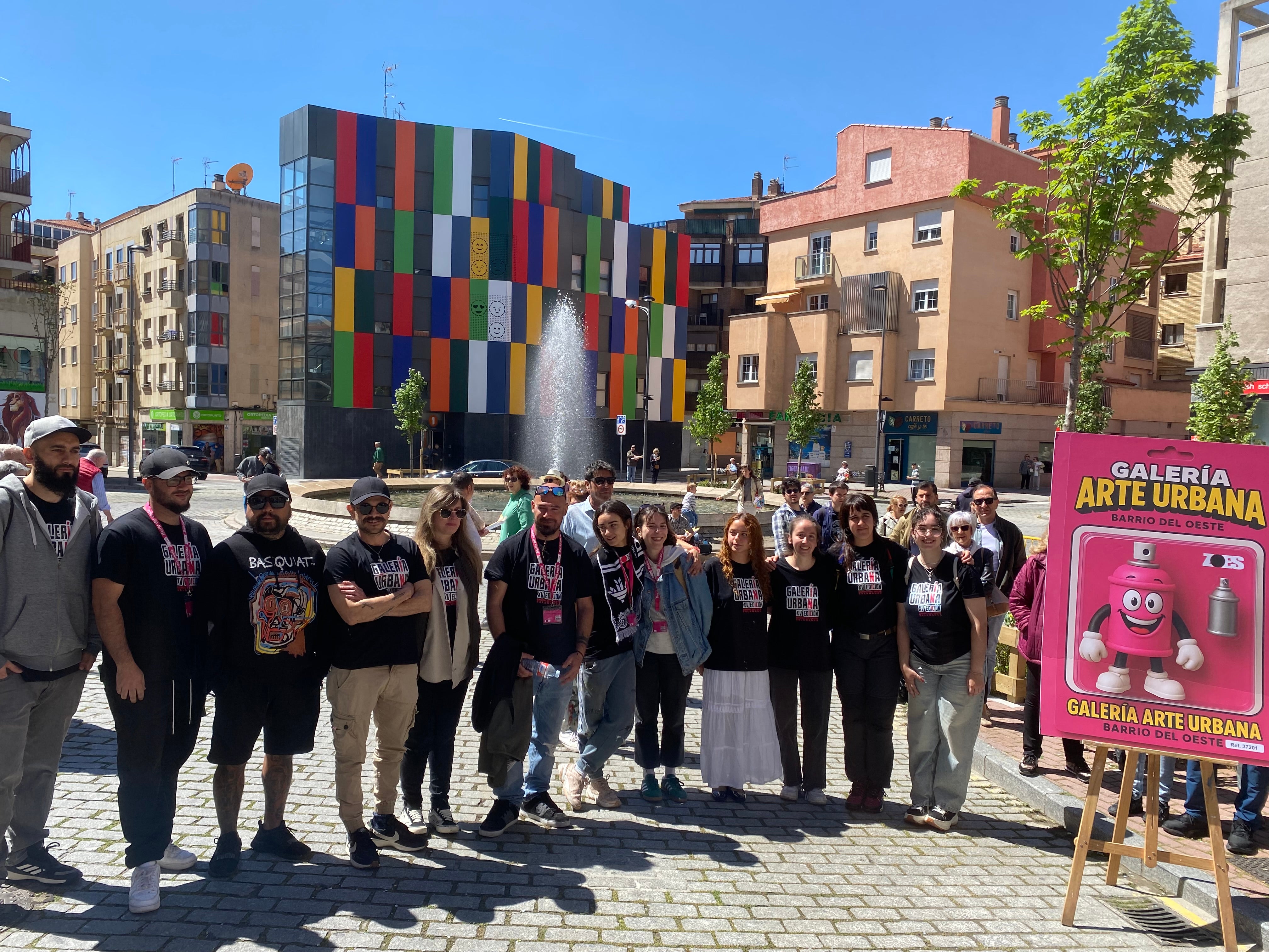 Los nuevos murales que forman parte de la Galería Urbana del Oeste en Salamanca