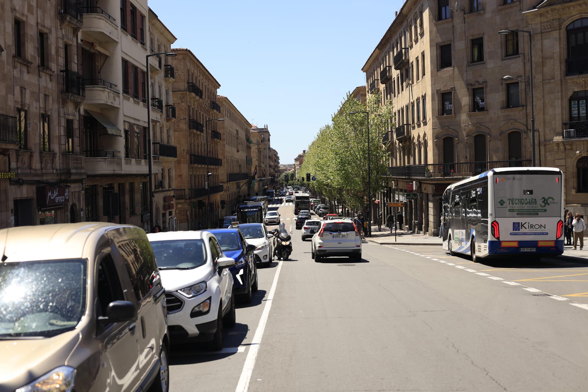 En imágenes, la Salamanca paralizada por el histórico apagón