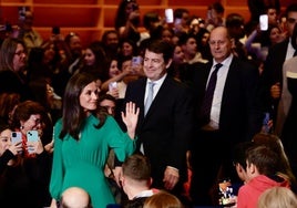 La Reina Letizia en su última visita a Salamanca