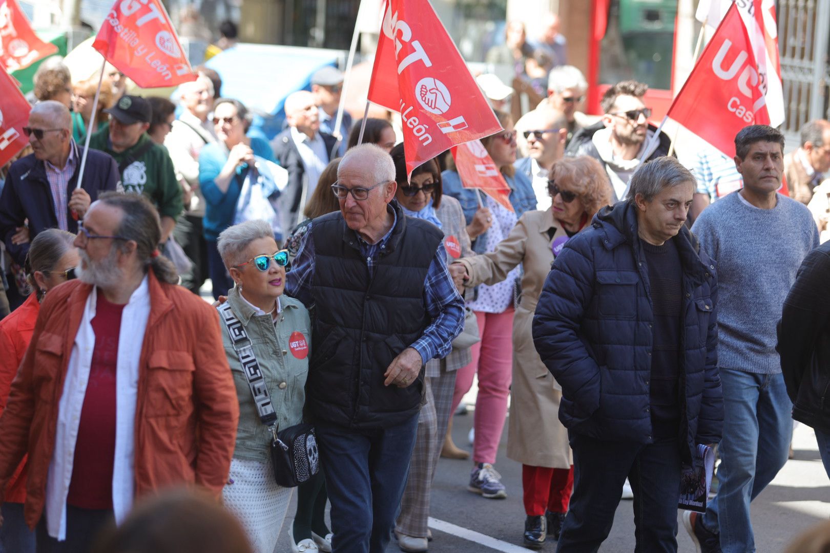 2.500 personas claman en Salamanca por los derechos de los trabajadores
