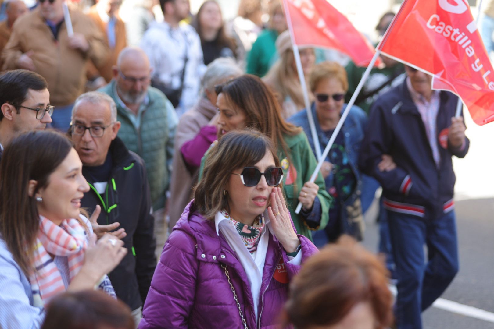 2.500 personas claman en Salamanca por los derechos de los trabajadores