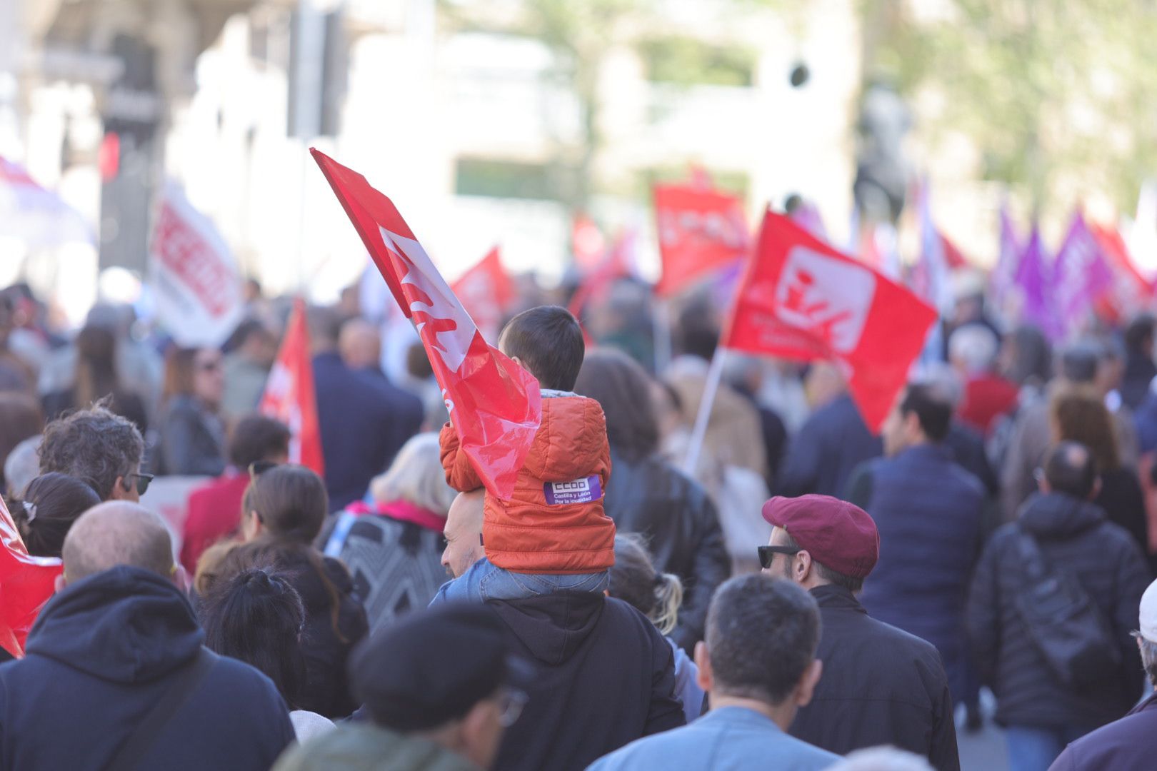 2.500 personas claman en Salamanca por los derechos de los trabajadores