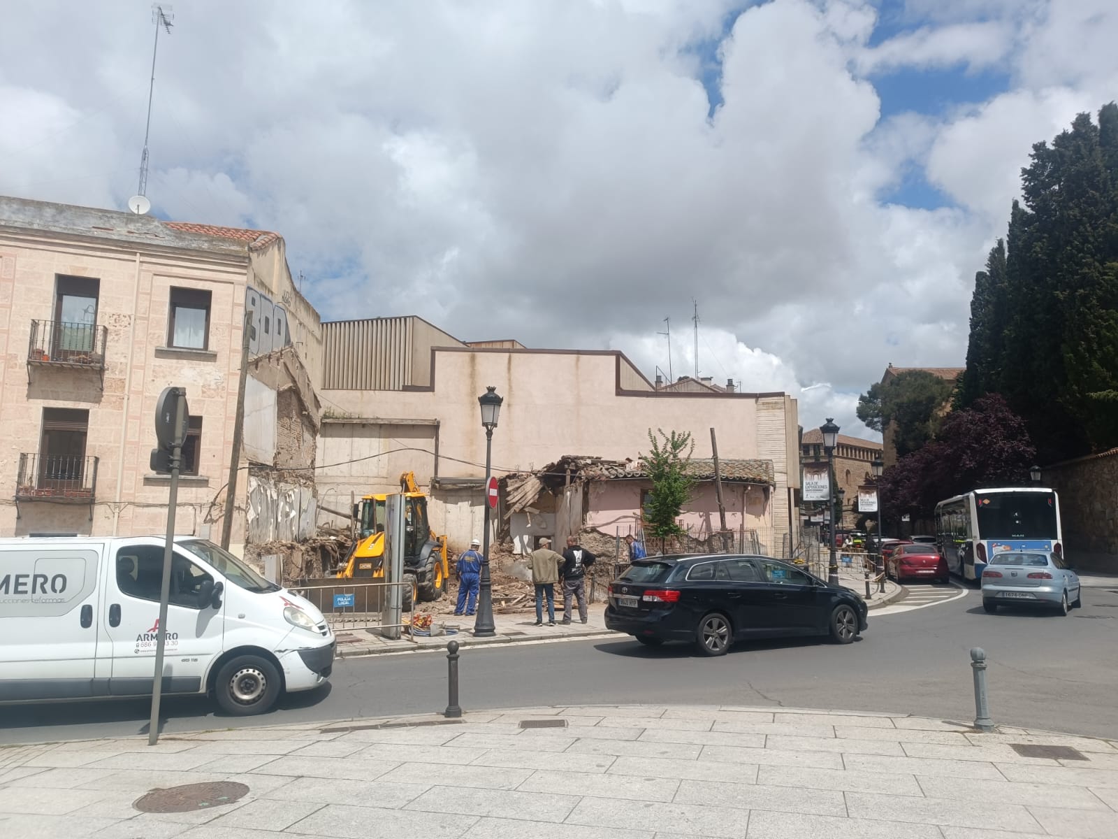 El edificio antiguo en ruina total en Salamanca que ha costado dos años derribar