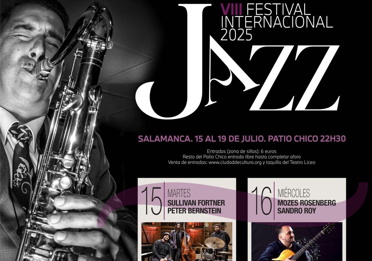 El VIII Festival Internacional de Jazz incluye cinco conciertos en el Patio Chico