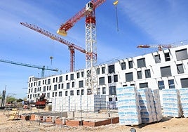 Construcción de vivienda.