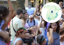 Celebración en Salamanca del Día de los Abuelos el pasado año en La Alamedilla.