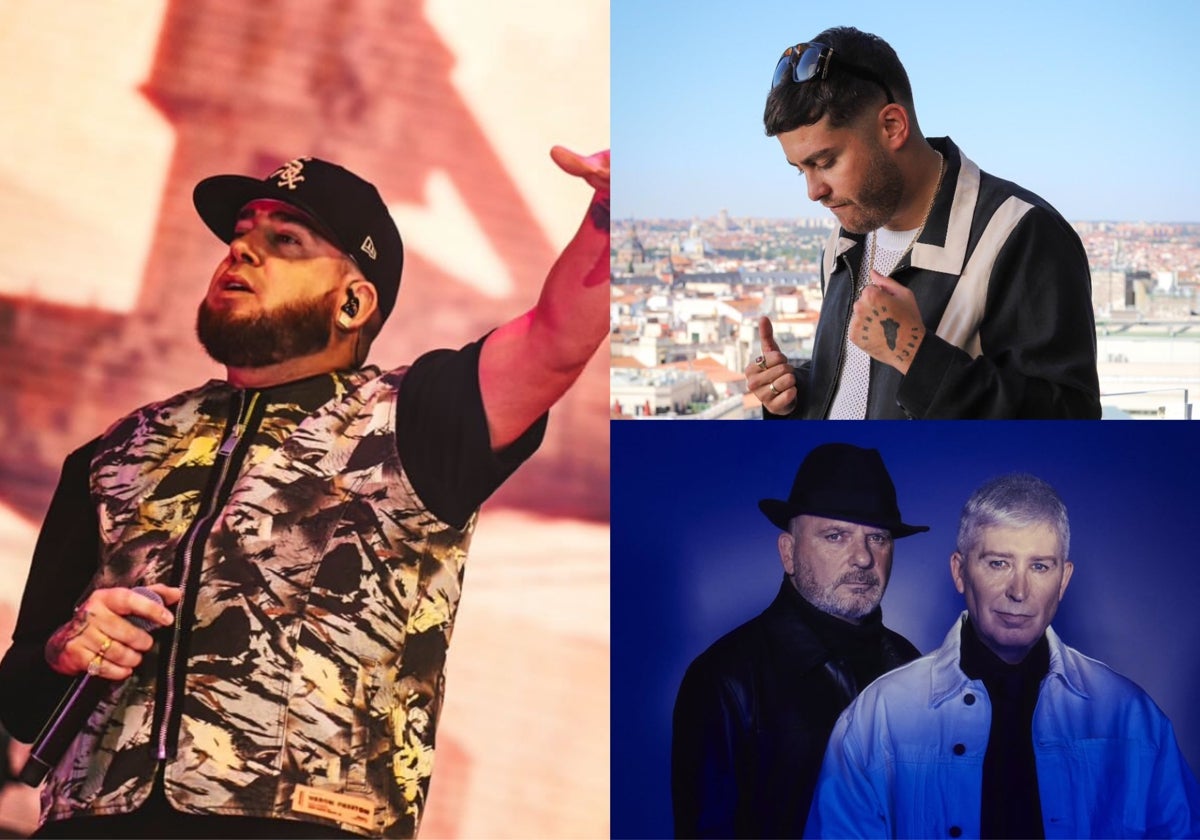 Tres artistas que actuarán en Salamanca
