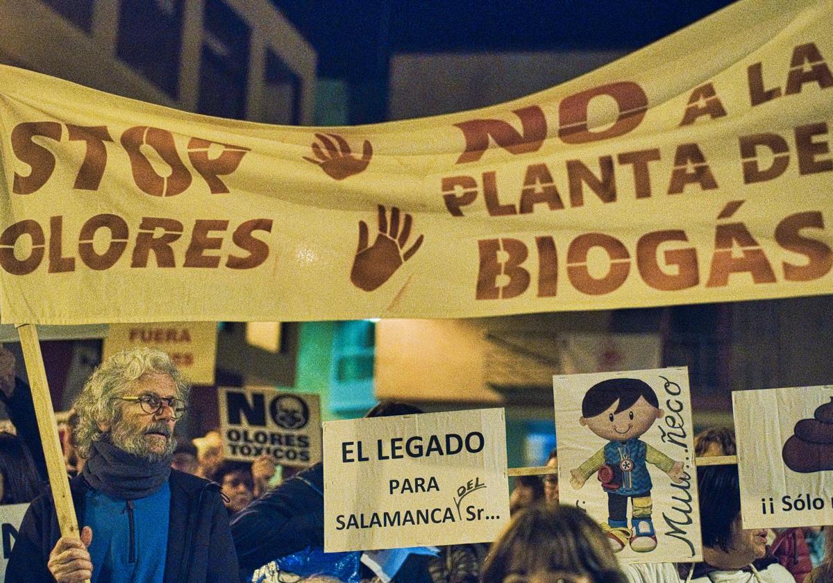 Una de las protestas realizadas en Salamanca.