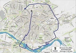 Cortes de tráfico este domingo por la XIII edición de la Carrera Cívico-Militar 'San Fernando 2025'