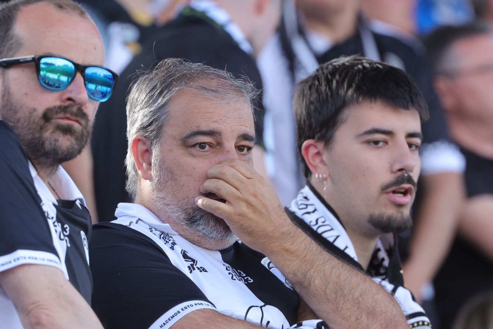 Unionistas-Tarazona en la grada: llenazo, desmayo y una afición volcada