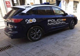 Coche de Policía Nacional en Salamanca