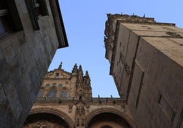 Catedral de Salamanca, que resultó muy afectada por el terremoto de Lisboa de 1755.