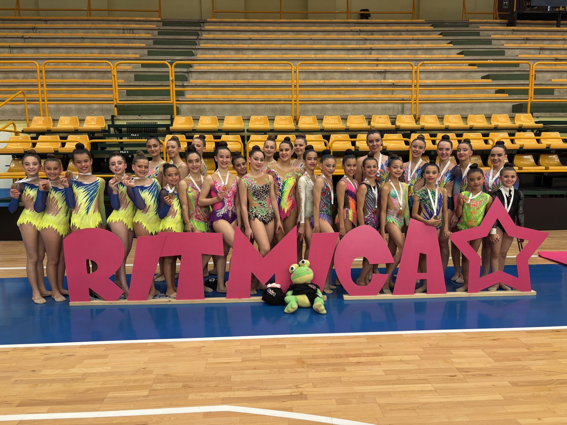 Las representantes del club de Salamanca.