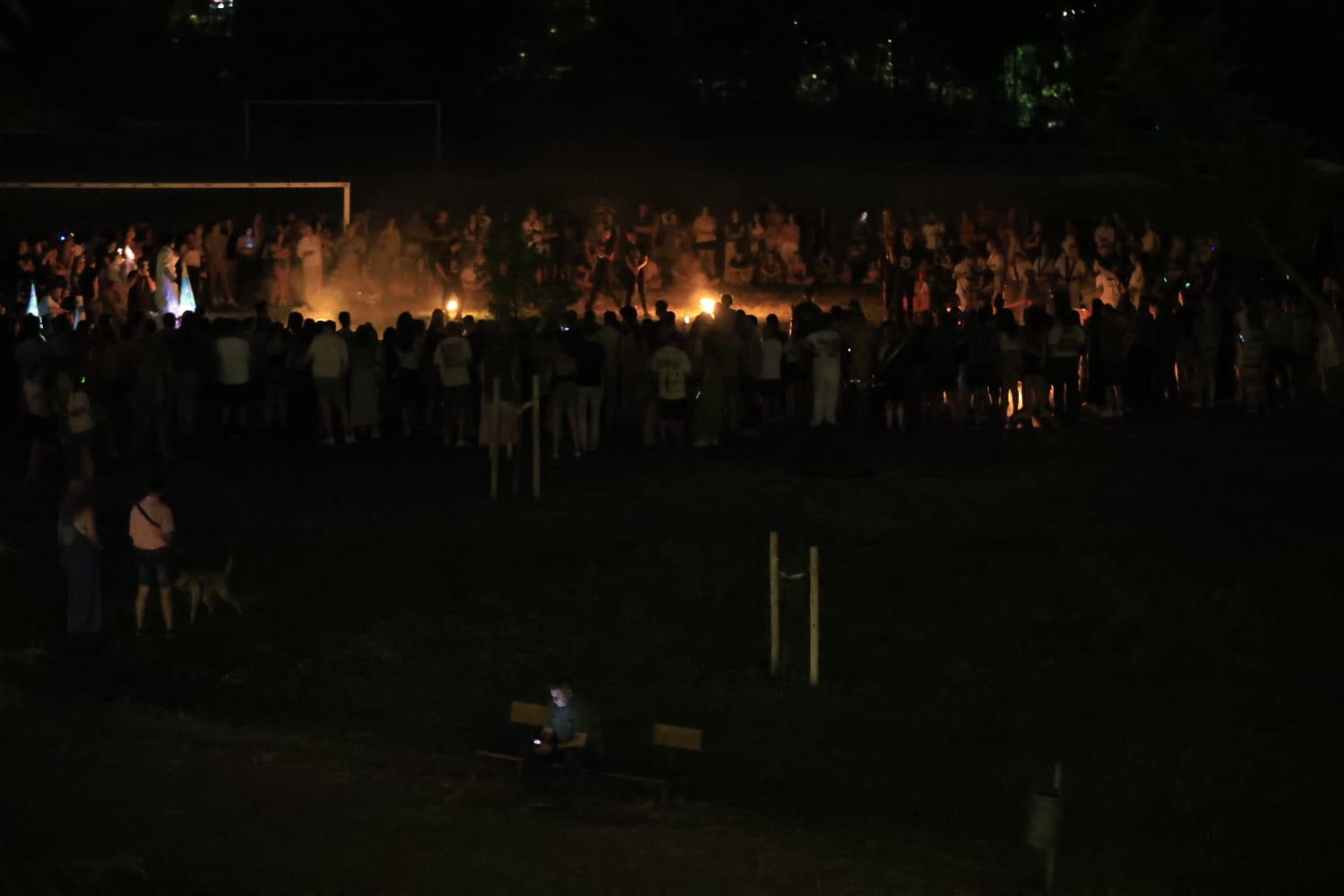 Los barcos de fuego iluminan la segunda jornada del Fácyl en Salamanca