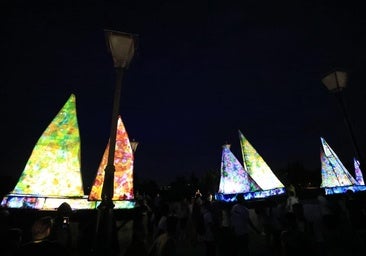Los barcos de fuego iluminan la segunda jornada del Fácyl