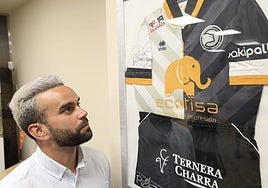 Antonio Paz, en su presentación como nuevo director deportivo de Unionistas.