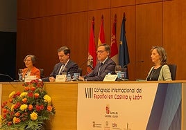 Apertura del VIII Congreso Internacional del Español en Castilla y León.