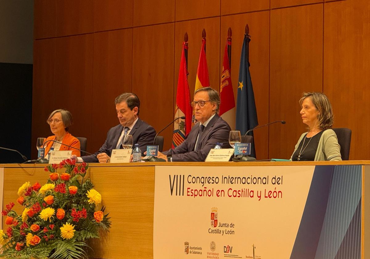 Apertura del VIII Congreso Internacional del Español en Castilla y León.