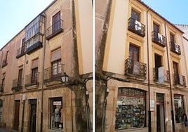 Los dos edificios de la calle Meléndez que se convertirán en apartamentos.