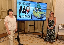 Presentación de la campaña 'En vacaciones, no me abandones'.