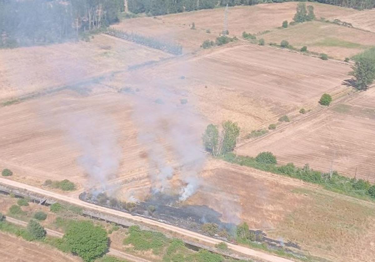 Imagen de archivo de un incendio
