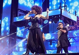 Un instante de la reciente actuación de la orquesta Panorama en Salamanca.