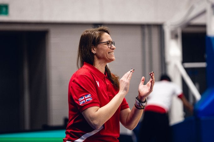 Anna Montañana, durante su etapa en la selección británica.
